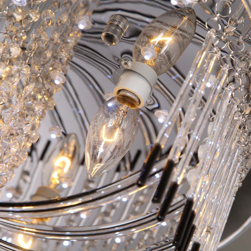 Żyrandol  kryształowy z pilotem 80cm - K139